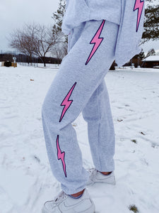 Lightning Bolt + Smiley Sweatpants